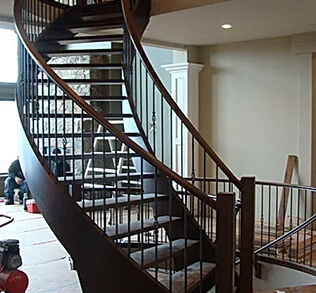 Open rise stairs