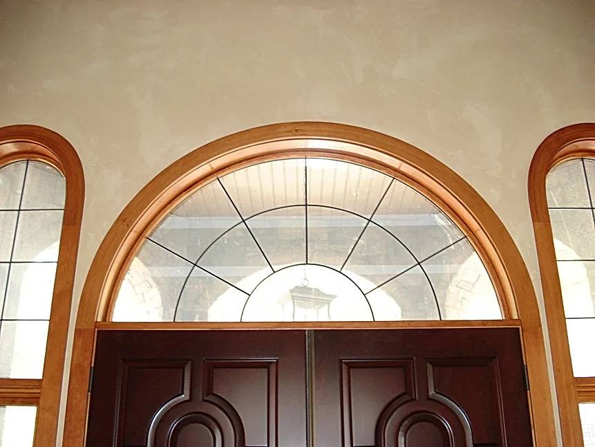 round door and window frames