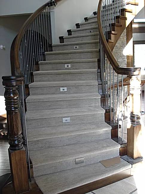 dark wood staircase